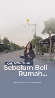 ROW Jalan, hal simple tapi sering di lupain waktu mau beli rumah.

Shaistanaya City merupakan perumahan di Sidoarjo yang menghadirkan Cluster Sierra, hunian 2 lantai berkonsep Scandinavian Contemporary. Dilengkapi Private Pool & Balcony. Desainnya modern, clean, dan eksklusif. Sangat ideal untuk keluarga urban.

Tersedia juga Cluster Montana bergaya American Style dengan Mezzanine serta ruko strategis di pusat bisnis Sidoarjo, mengintegrasikan gaya hidup residensial dan komersial di pusat kota. 

Hubungi kami untuk info unit & jadwal survey:
☎️ 0812-4002-4009
🌐 linktr.ee/shaistanayacity

Kunjungi perumahan kami di:
📍 Shaistanaya City – maps.app.goo.gl/Wsjrt22mkCcUVqdN9
🧭 Jl. Sidodadi, Sudio, Sidodadi, Kec. Candi, Kabupaten Sidoarjo, Jawa Timur

#perumahansidoarjo #rumahsidoarjo
#propertisidoarjo #rumahkprsidoarjo #rumahbarusidoarjo