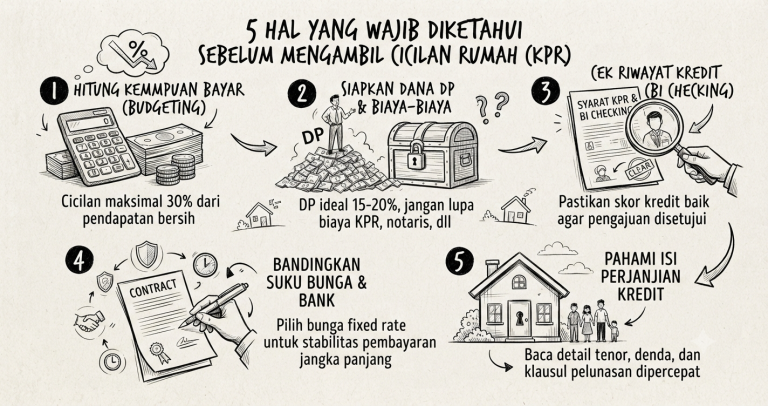 5 Hal yang Wajib Diketahui Sebelum Mengambil Cicilan Rumah