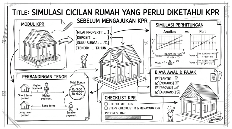 Simulasi Cicilan Rumah yang Perlu Diketahui Sebelum Mengajukan KPR